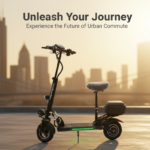 KT-4D Electric Scooter | 48V10Ah Battery, Durable Design with Steel Mudguard & Box